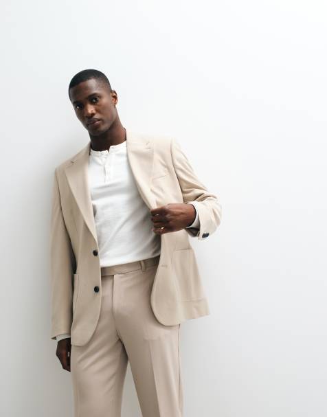 ASOS DESIGN - MotionMAX™ - Camicia oversize in tessuto quadrielastico beige - view 1