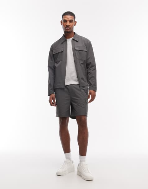 ASOS DESIGN - motionMAX - Co-ord set met stretch in vier richtingen in antracietgrijs - view 1
