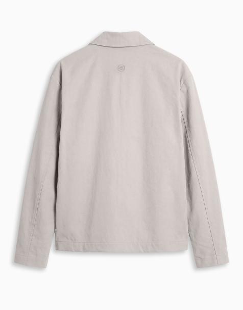 ASOS DESIGN – motionMAX™ – Grå skjortjacka med fyrvägsstretch - view 1