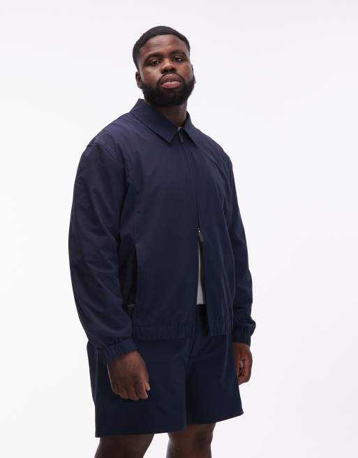 ASOS DESIGN – MotionMAX™ – Harrington-Jacke in Marineblau mit Vier-Wege-Stretch, 4 von 7