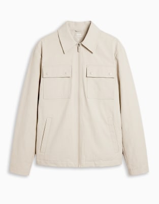 MotionMAX - Hemdjacke in Steinbeige mit Vier-Wege-Stretch, Kombiteil-Neutral Neutral XL