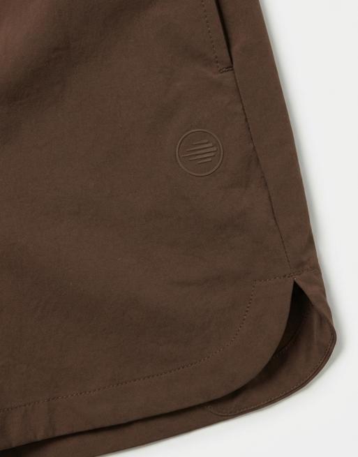 ASOS DESIGN - MotionMAX - Korte short met ronde zoom in bruin, 8 van 9