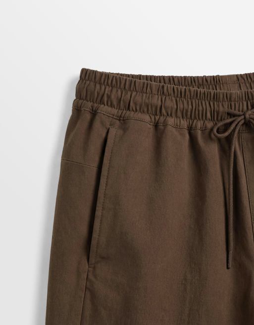 ASOS DESIGN - MotionMAX - Korte short met ronde zoom in bruin, 9 van 9
