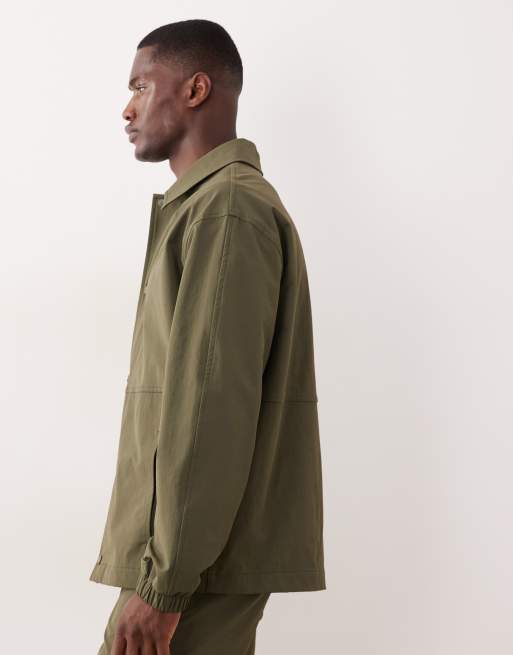ASOS DESIGN – motionMAX™ – Kurtka typu coach w kolorze khaki, 5 z 7