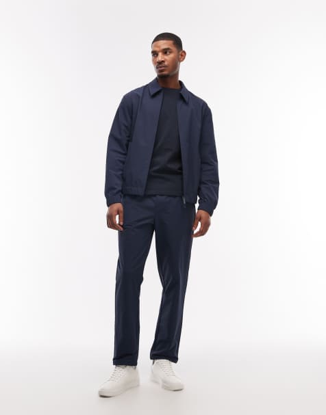 ASOS DESIGN – MotionMAX™ – Marinblått set med fyrvägsstretch - view 1