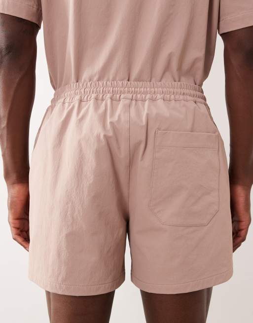 ASOS DESIGN – MotionMAX – Rosa finshorts i kortare längd med stretch, 5 av 7