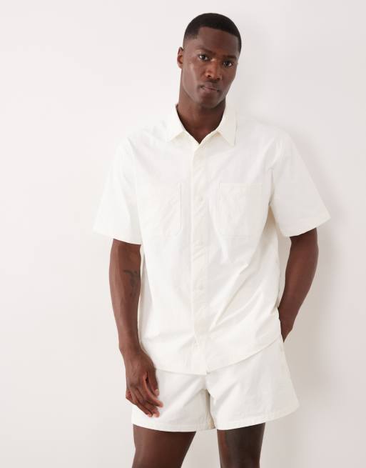 ASOS DESIGN - MotionMAX - Short court habillé en tissu stretch - Blanc, 2 de 7