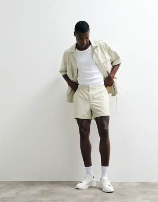 MotionMAX - Shorts in Steinbeige mit Vier-Wege-Stretch und kürzerem Schnitt, Kombiteil-Neutral Neutral 3XL