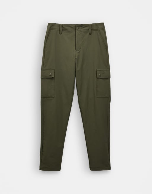 ASOS DESIGN motionMAX tapered cargo trouser in khaki, 6 of 7
