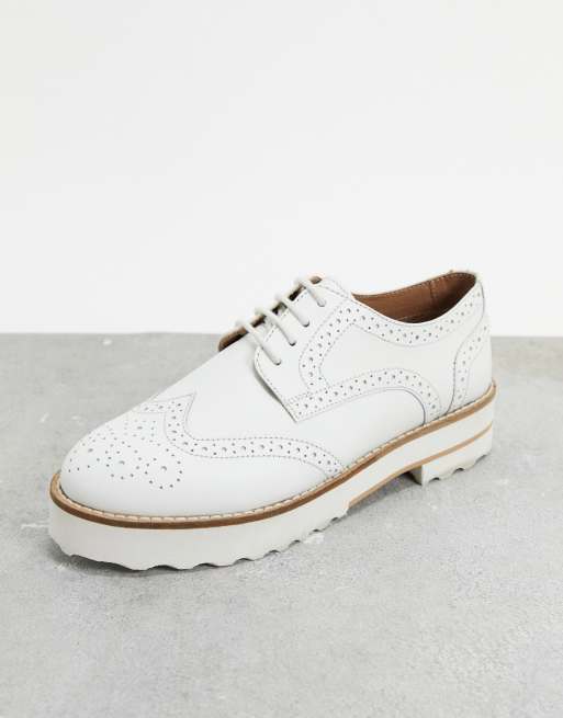 Asos design manic flat on sale brogues