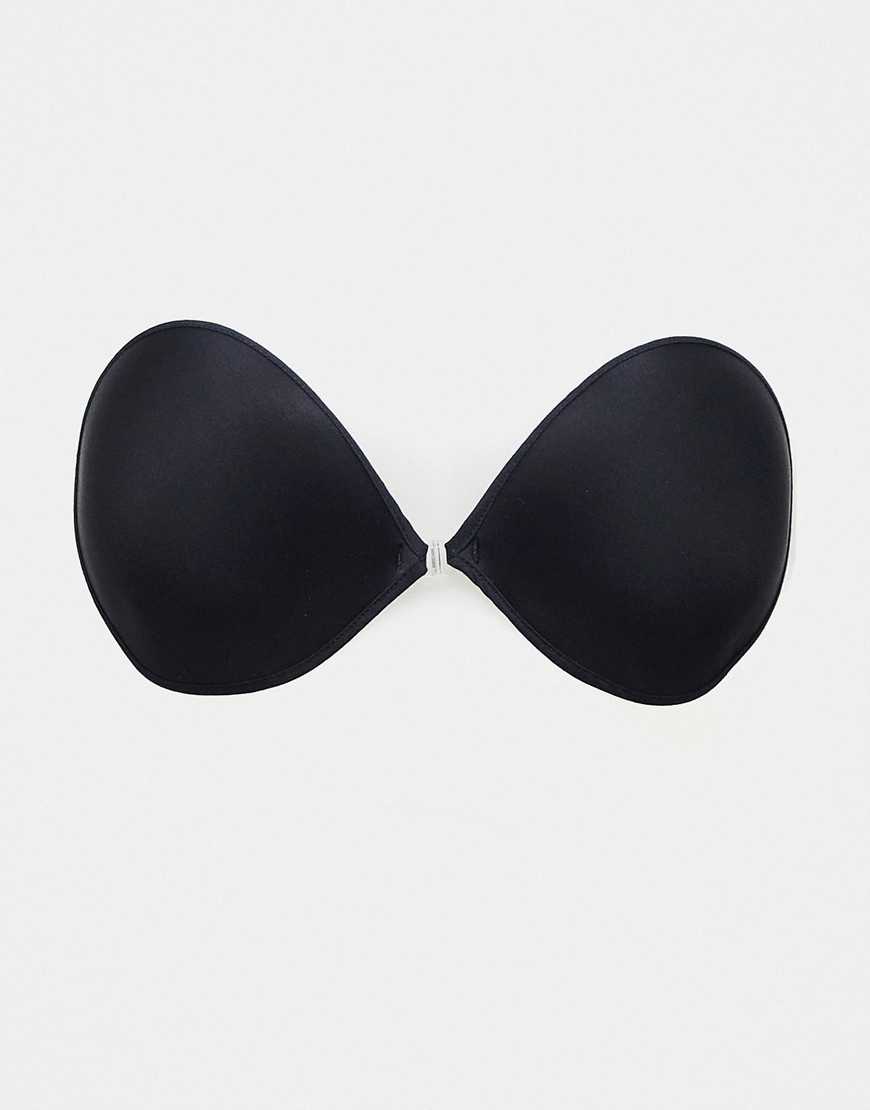 ASOS DESIGN moulded stick on strapless backless bra in black