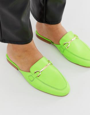 lime green slip on shoes