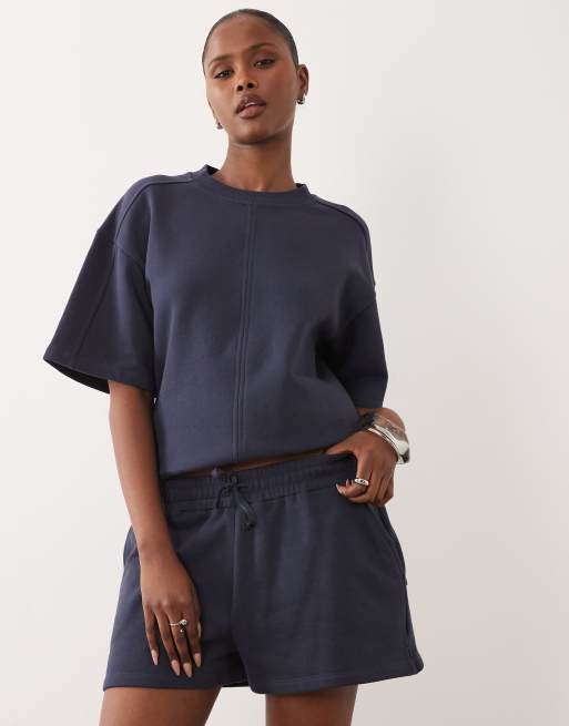 ASOS DESIGN - Mørkeblå løbeshorts med børstet inderside - Del af sæt, 2 af 5