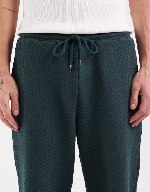 ASOS DESIGN - Mørkegrønne afslappede tapered joggingbukser, 5 af 5