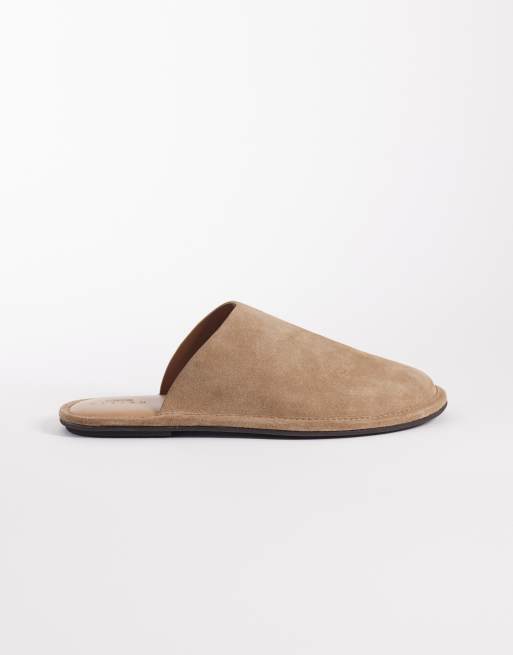 ASOS DESIGN mule in stone suede, 3 of 4