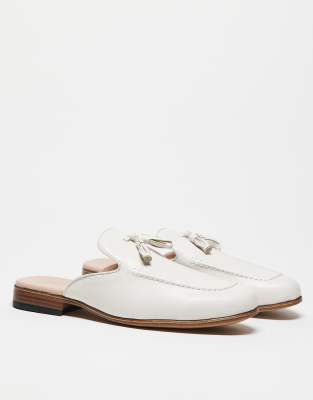 ASOS DESIGN - Mule-loafers i beige - view 1