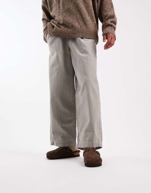 ASOS DESIGN mule loafers in brown with faux fur lining, 2 of 4