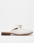 [ASOS DESIGN] ASOS DESIGN mule loafers in stone-Neutral 48 STONE