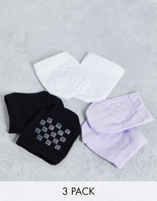 ASOS DESIGN – Mule-Socken in mehreren Farben im 3er-Pack