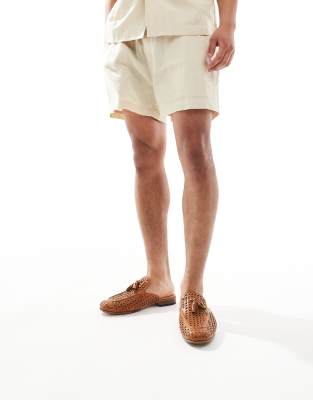Asos Design Mule Weave Loafers
