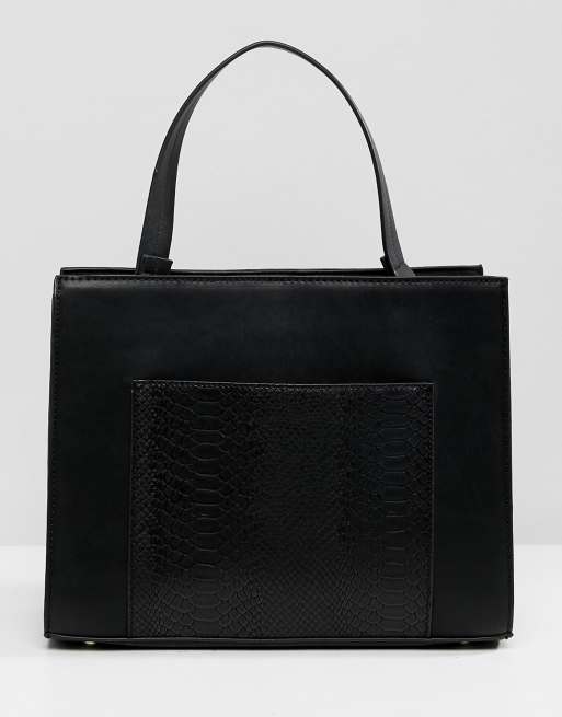 ASOS DESIGN multi gusset tote bag ASOS