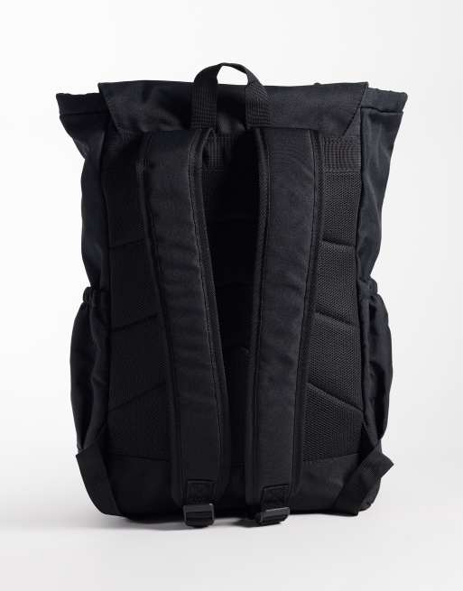 ASOS DESIGN multi-pocket backpack in black, 5 of 5