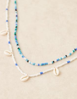 Asos Design Multi Row Beaded Belly Chain