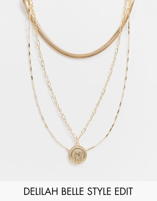 Asos 2025 gold necklace