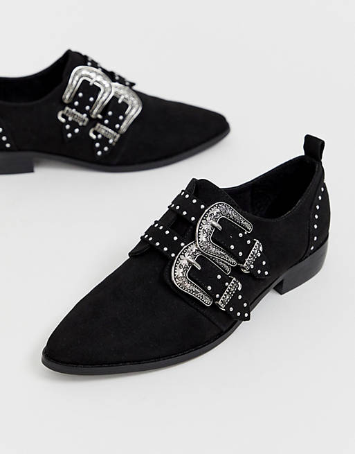 ASOS DESIGN - Murphy - Chaussures derby plates style western