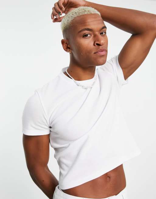 Asos crop top sales mens