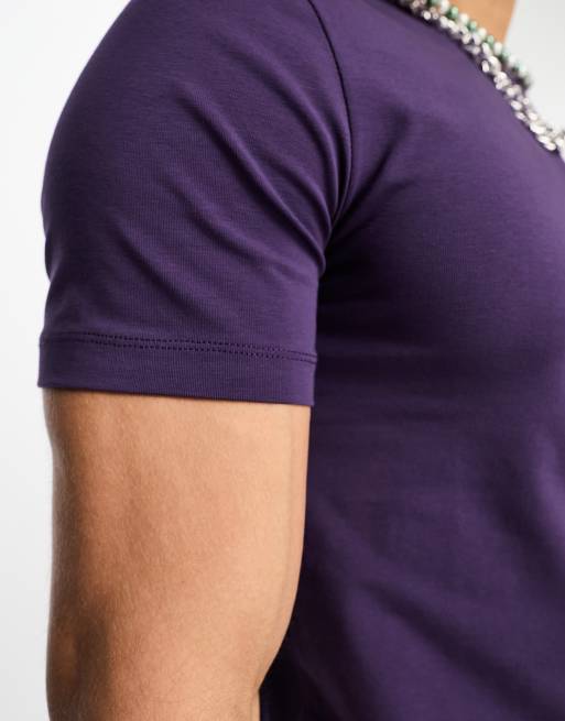 Mens Purple T-Shirts