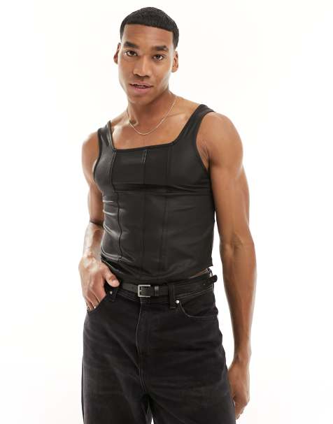 Embroidered Cotton Tanktop - Men - Ready-to-Wear