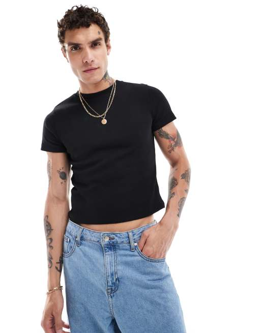 Asos crop top men online