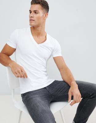 muscle fit v neck