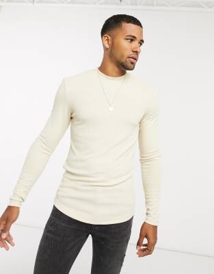 asos muscle fit long sleeve