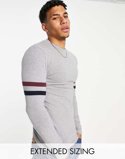 ASOS Design Muscle Fit Long Sleeve T-Shirt