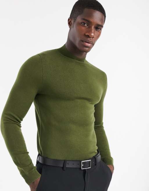 asos olive coat
