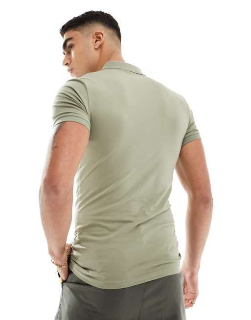 Asos muscle fit clearance polo