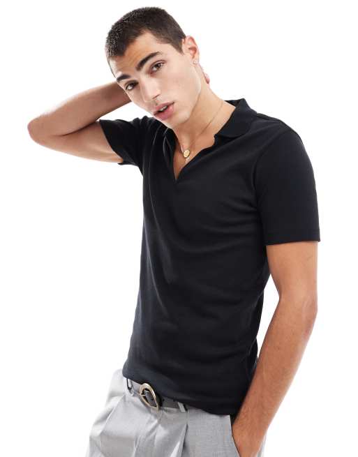 Asos black polo best sale