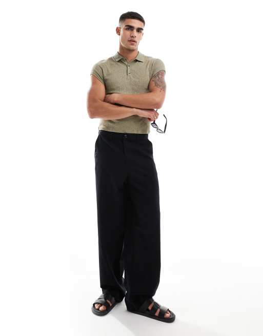 Asos muscle fit polo sale