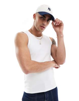 Asos Design Muscle Fit Rib Vest