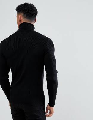 asos mens roll neck jumper
