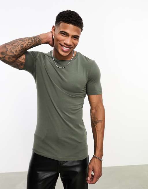 Asos muscle fit t on sale shirt