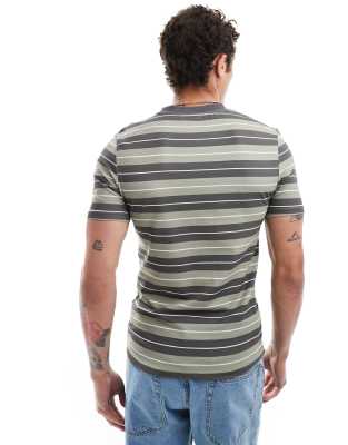 Asos Design Muscle Fit T-shirt In Multi