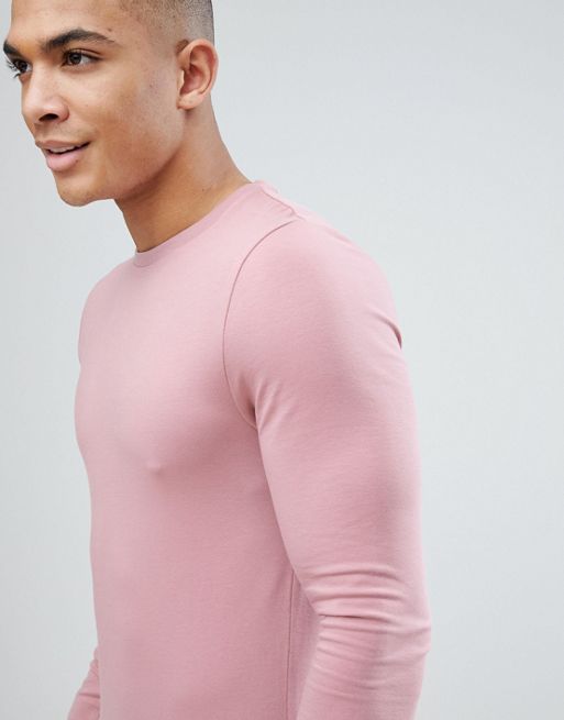 ASOS Design Muscle Fit Long Sleeve T-Shirt