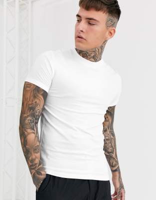 crew neck muscle shirt