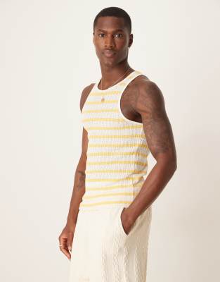 Shop Asos Design Muscle Fit Tank Top With Scoop Neck