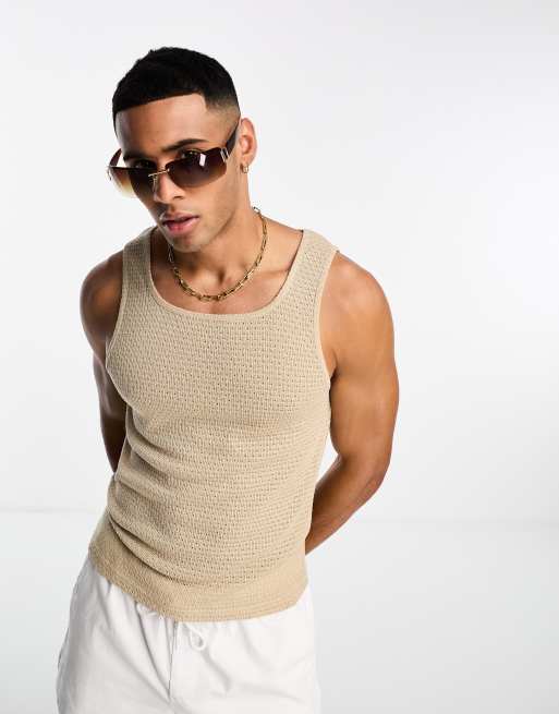 Cashmere tank 2025 top mens