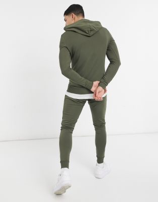 asos muscle fit tracksuit