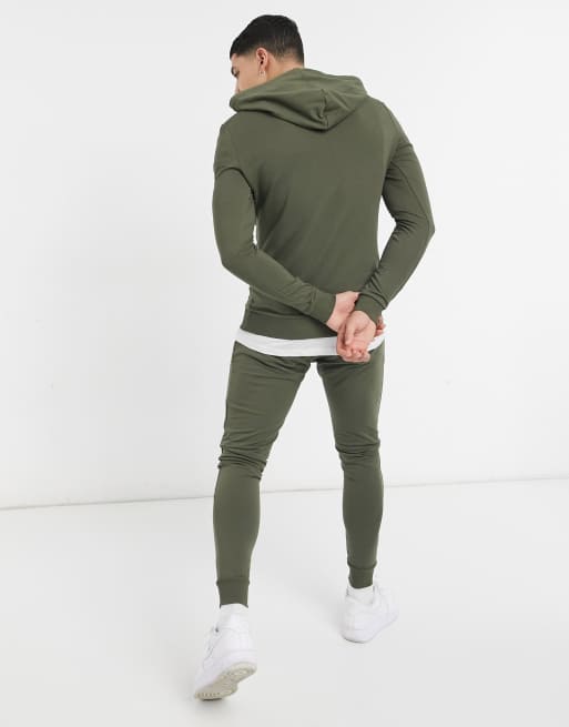 Asos muscle fit online tracksuit